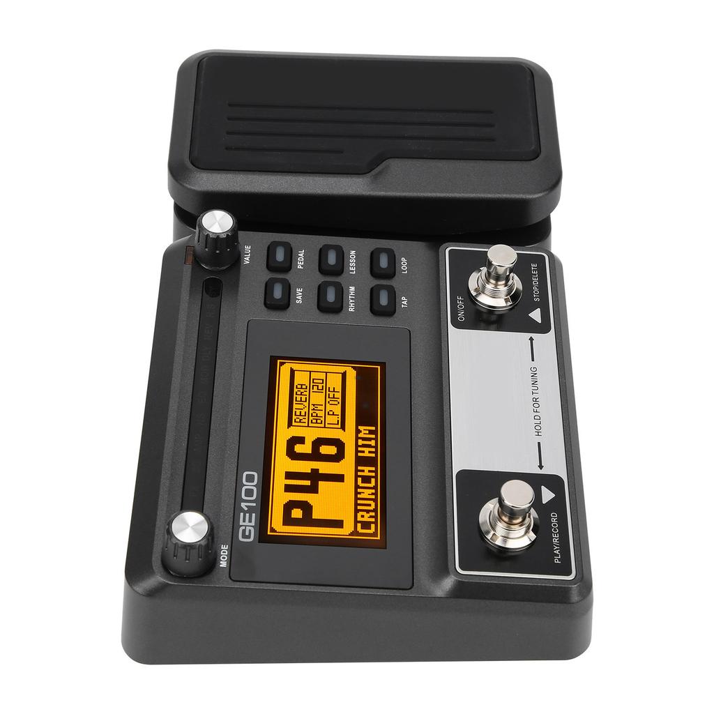 Guitar MultiEffects Pedal with 180 s Loop Recording Touch High Light LCD Display