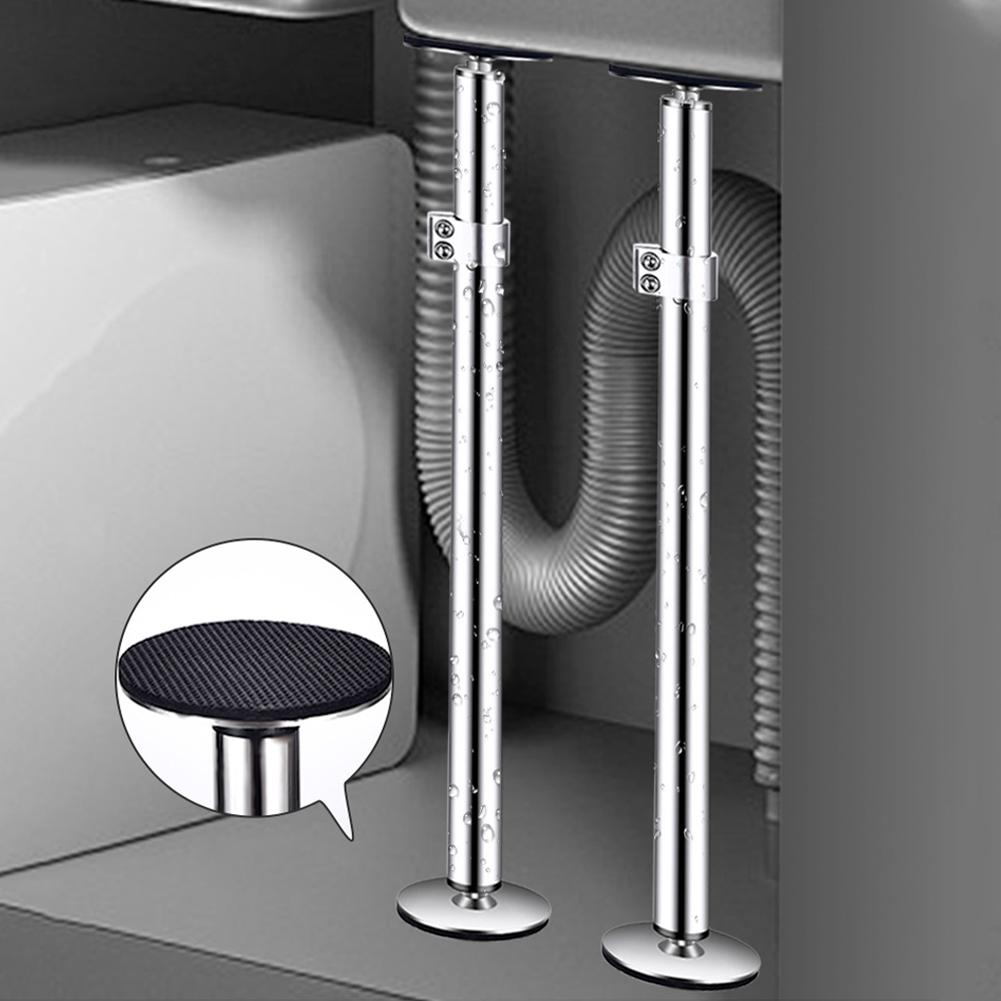 Undermount Sink Support System 2Pcs Adjustable Stainless Steel Brackets Perfect for Kitchen and Bathroom Applications