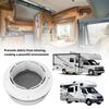 New RV Roof Vent Cap 155mm Air Exchange Oxidation Resistant Round Mushroom Ventilation Cap with Mesh Screen for Campervan Yacht
