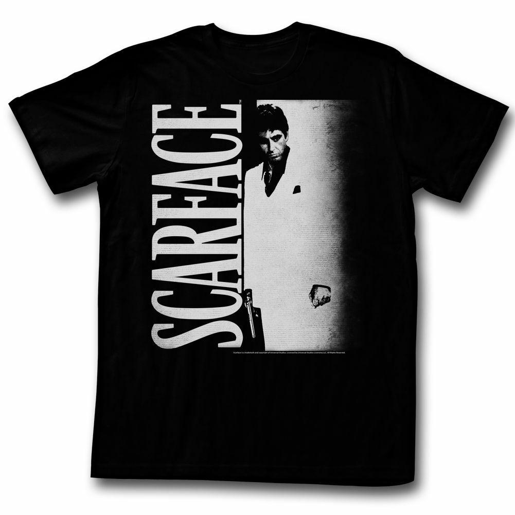 Scarface Lotsowhite Black T-Shirt Mens Womens Tees Top 2XL
