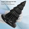 Black Christmas Tree Soft Super Large Anal Plug Suction Cup Anal Sex Products Extra Large Thick Fisting Toy