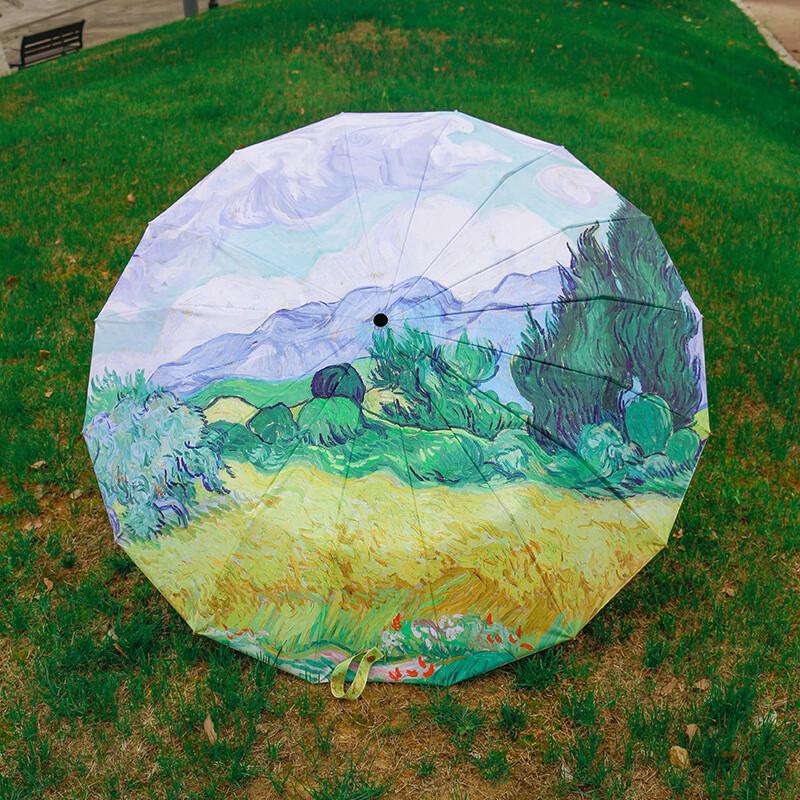 South Bridge Automatic 16-Rib Sun & Rain Umbrella