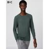 Uniqlo Japan UlTra Warm HeaTTech Cashmere Blend Crewneck T 9 minuTe Sleeves