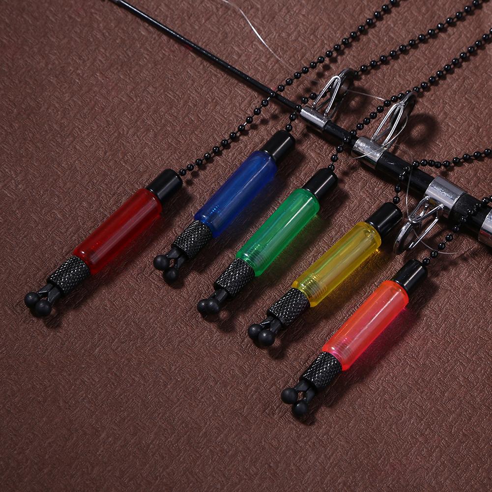 Bite Alarms Carp Fishing Hangers Bobbins Swingers Indicators Fishing Alarm Swinger Steel Chain 4 Color Bite Alarm Fishing Tools