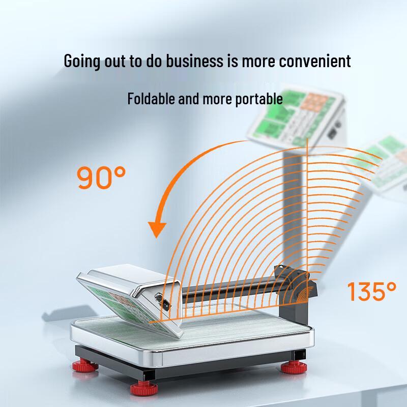 Meilen 60kg Commercial Stainless Steel Waterproof Pricing Scale (CN Version)