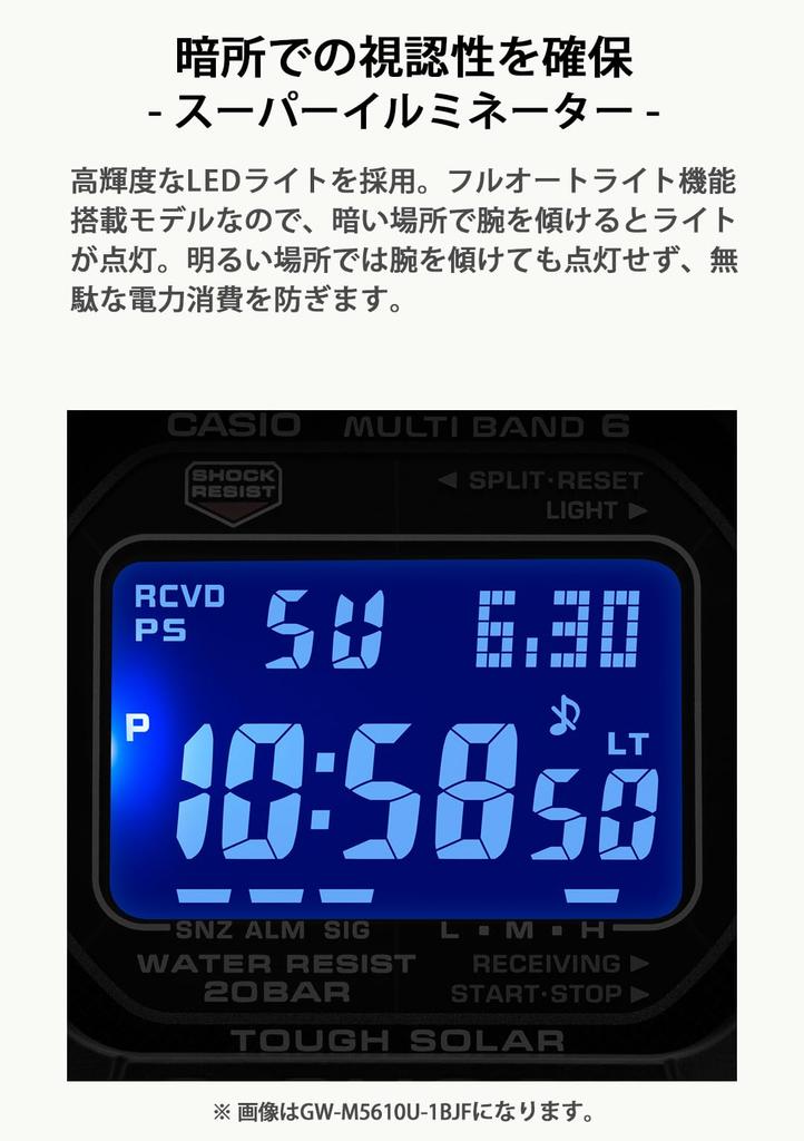 Casio Black Watch G-Shock GW-M5610U-1BJF Men's