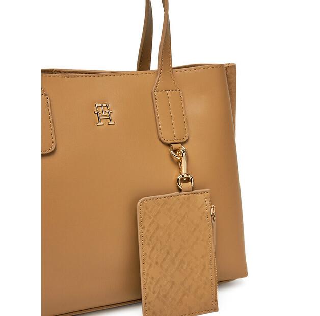 Bag Tommy Hilfiger Tommy Hilfiger Th Distinct Mini Tote AW0AW17192 Brown