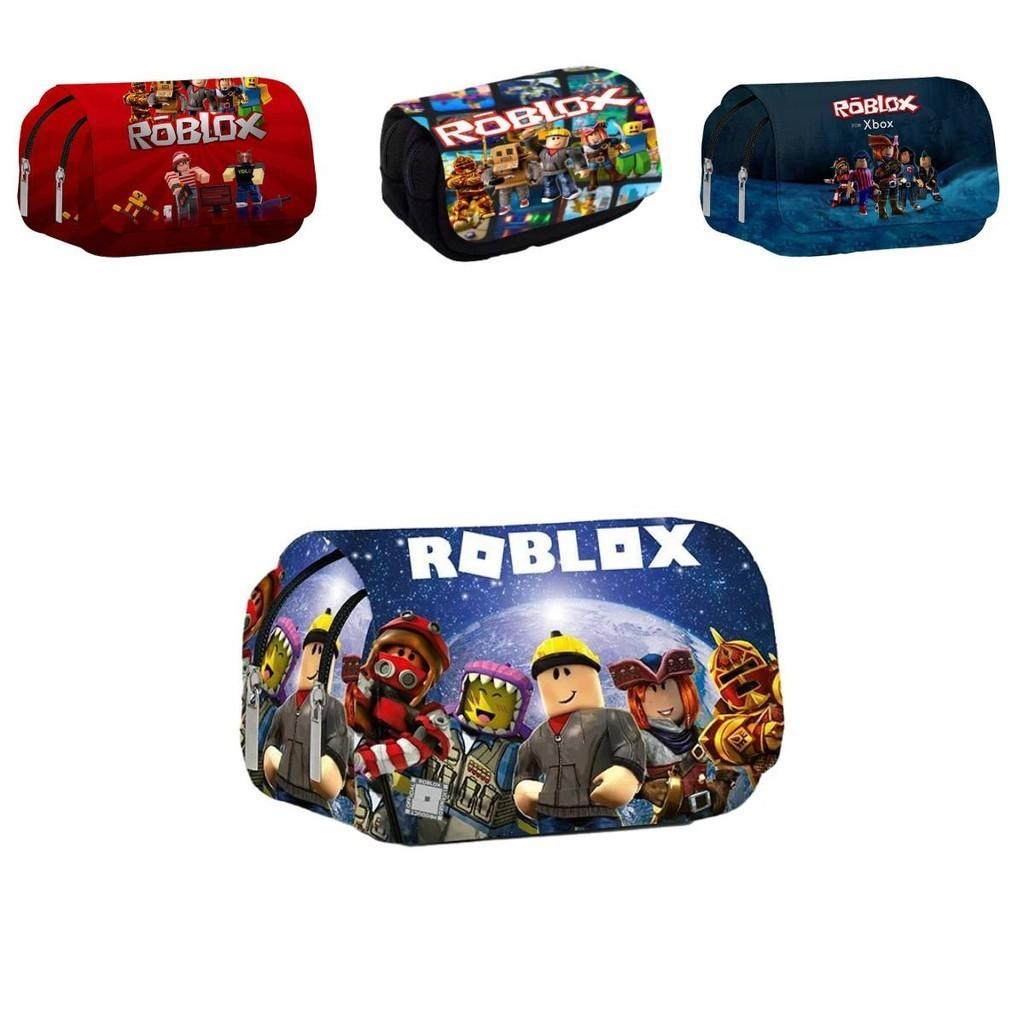 3d New Virtual World Roblox Dual-layer Pencil Case For Elementary And Middle School Students