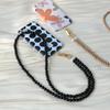 New Phone Accessory Long Cellphone Chain Anti Lost Universal Solid Bead Shoulder Neck Crossbody Phone Strap Case Holder Chain