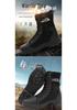 Men's High-Top Black Tactical Safety Boots - Non-Slip, Breathable, Durable for All Seasons Hiking