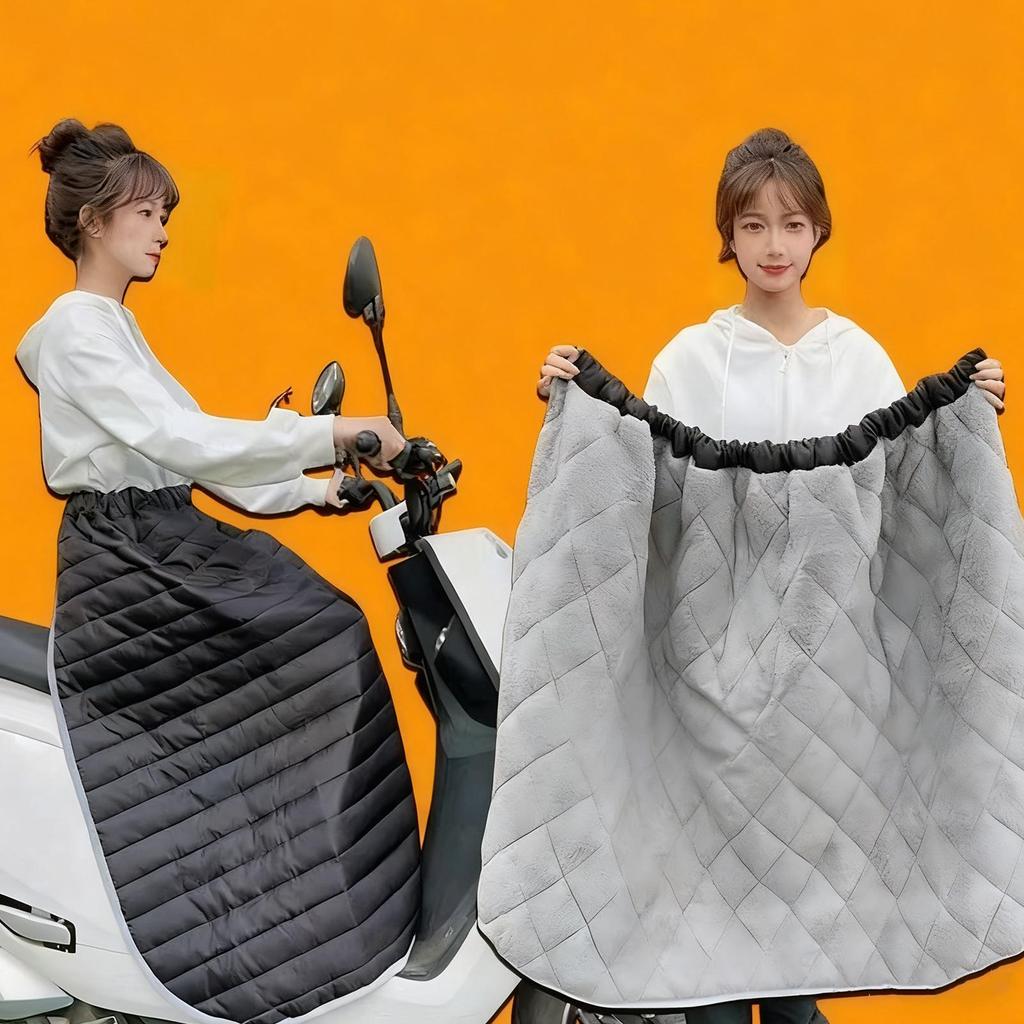 Větruvzdorný kryt nohou pro skútr, zesílená vodotěsná přikrývka na moped, ochrana pro jízdu dospělých v chladném počasí, muži, ženy