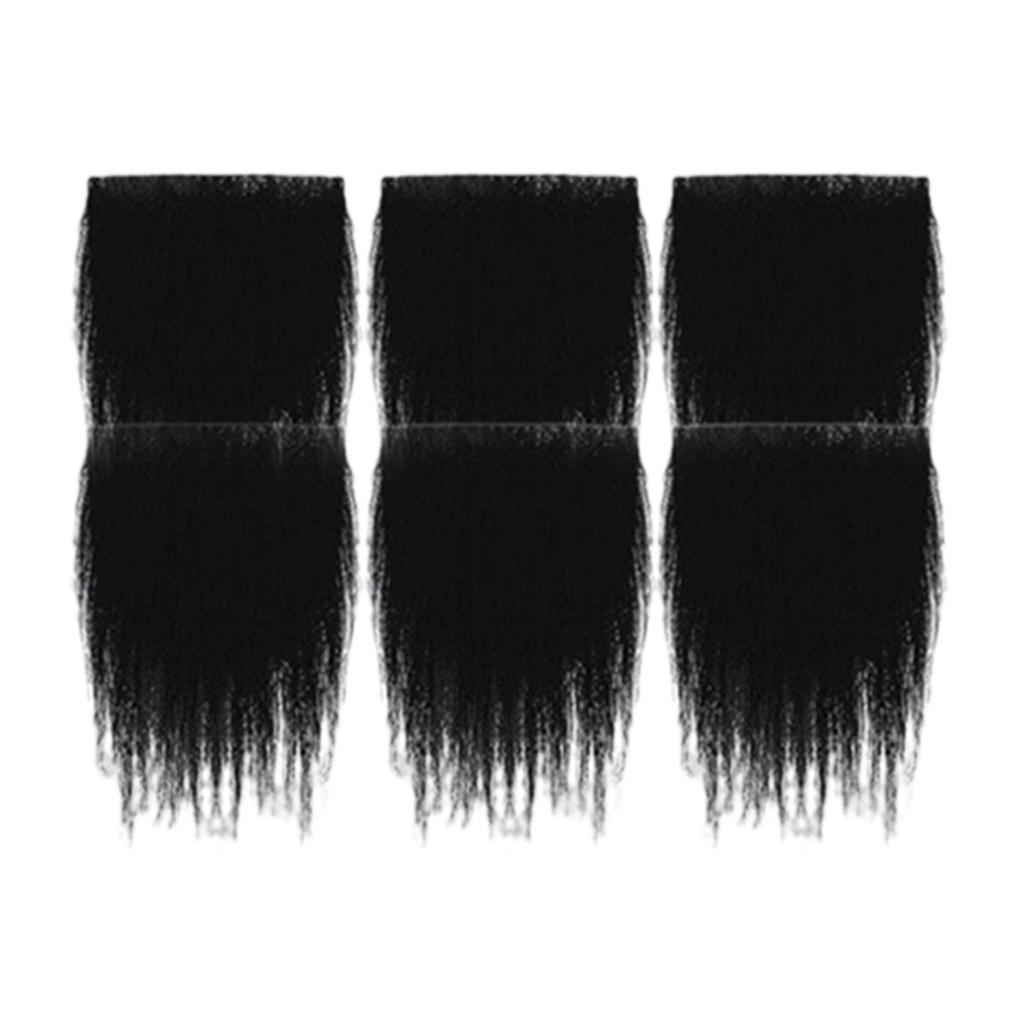 Faux Fur Fabric Gnome Beard 3 Pairs Braids Costume Craft Supplies Dolls Gnome Nose DIY Toy Wooden Balls for Christmas Party