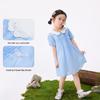 Little Yinman Girls' Puff Sleeve Bow Long Dress