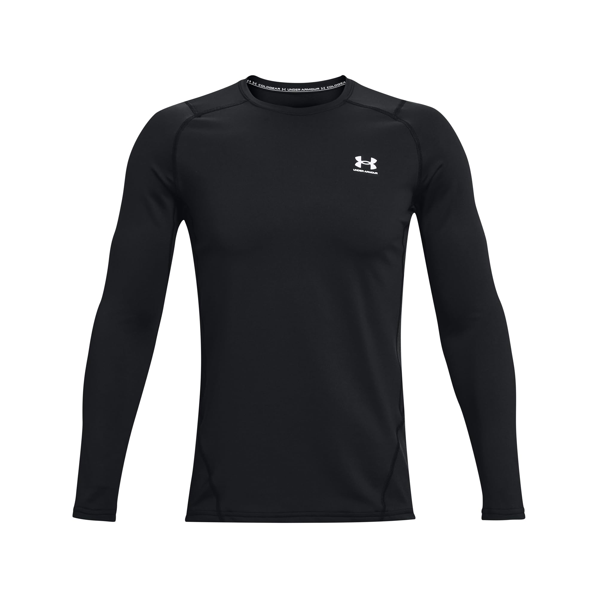 

Under Armour UA CG Armour Fitted Crew Black White LG /