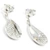 Les Trésors De Lily [I4042] - Silver Earrings 'Déesse' Silver White (rhodium-plated) - 15x9 Mm