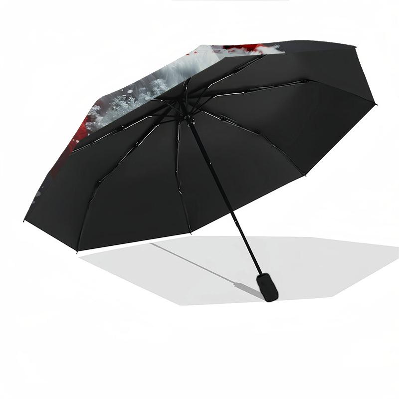 Christmas, Dog- Automatic umbrella,Suitable for Men and Women,Suitable for Birthdays, Christmas, Gifts for Fashion Lovers0944b