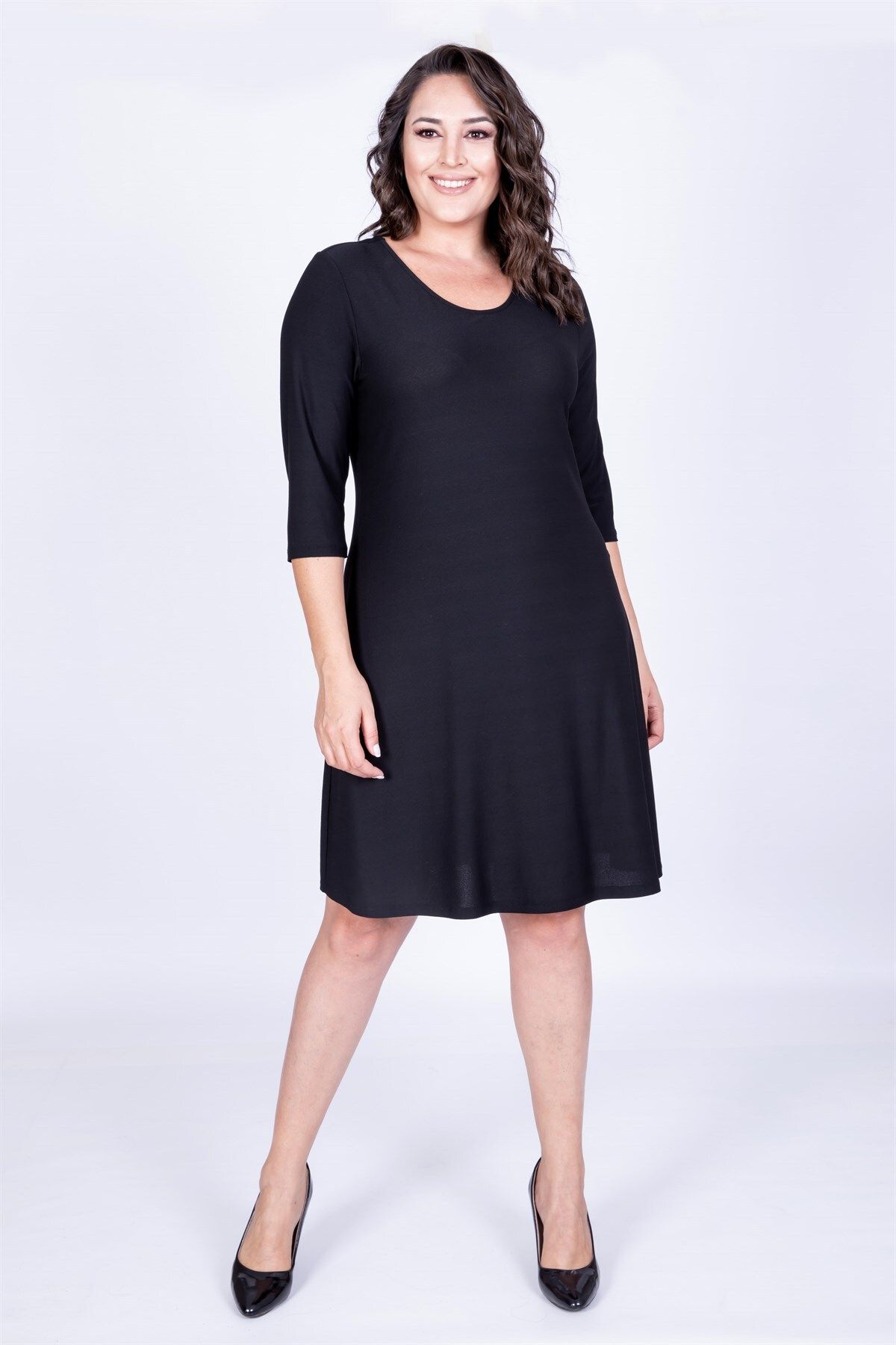 

Женское платье большого размера Платье с перекрестной окантовкой 2XL