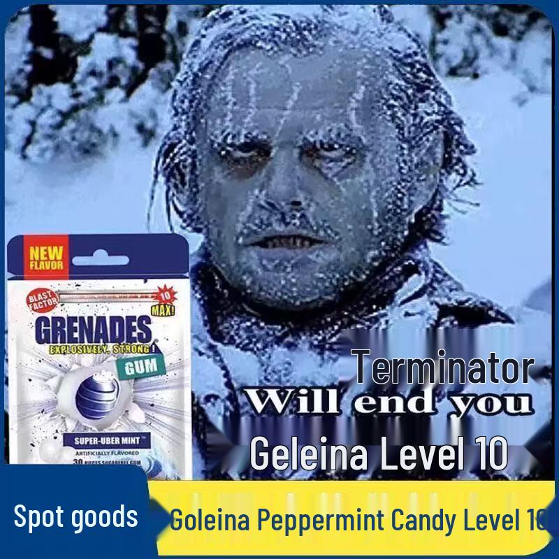 GREYNA Super Cooling Explosive Mint Chewing Gum