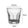 240ml Wine Glasses Luxury Modern Coffee Cups Thick Base Octagonal Shape Transparent Drinkware Water Bottle Beverage Cup Tea Cups