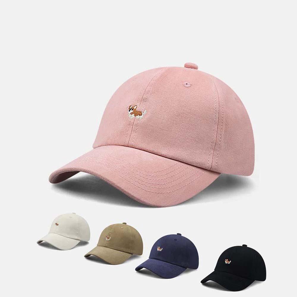 Cotton Women Baseball Hat Breathable Embroidered Peaked Cap Adjustable Men Sunshade Hat  Spring