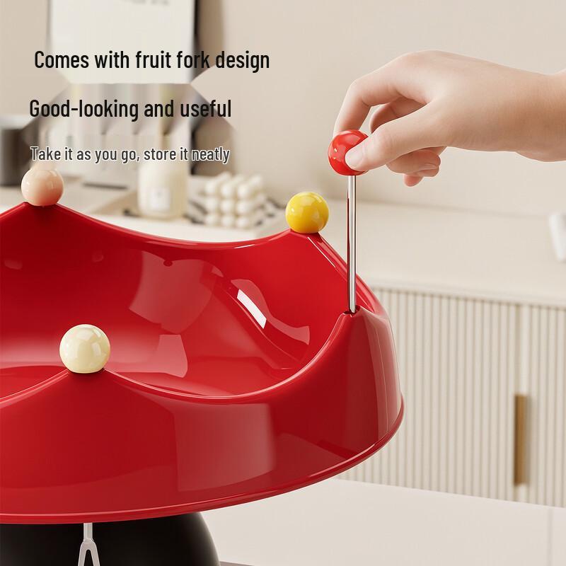 KANGMO High-Foot Multi-Purpose Plate Set with Forks