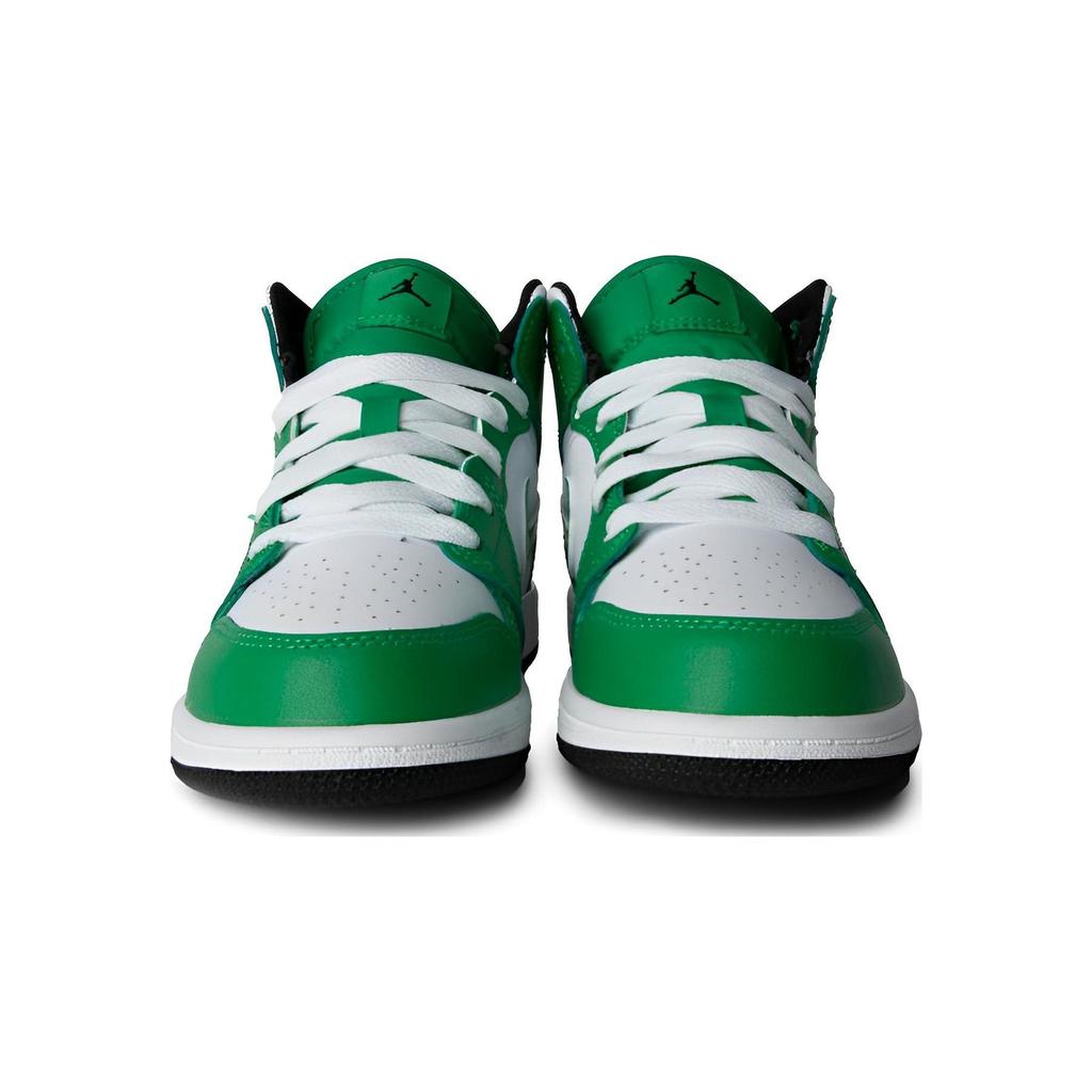 Dětské tenisky Air Jordan 1 Mid PS Lucky Green Černé Bílé DQ8424-301