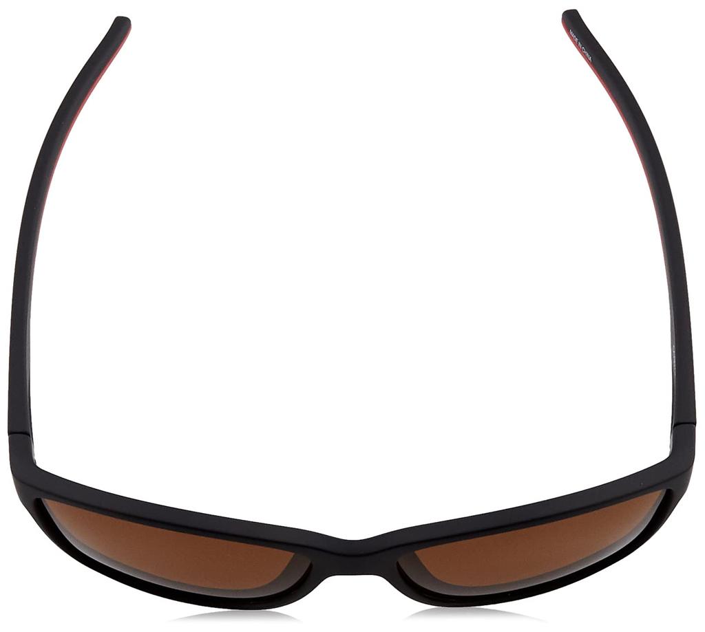 Coleman Polarized Lens Black Matte Red Sunglasses, Matte/Black CO3079-2