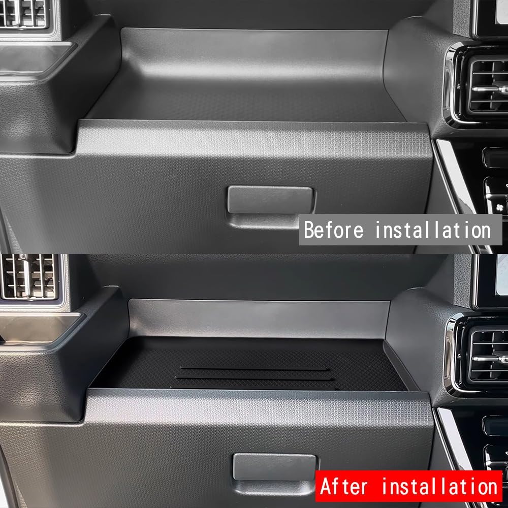 Daihatsu New Tanto Custom TANTO CUSTOM Passenger Seat Tray Storage Box Instrument Panel Tray Mat Rubber Mat Custom Interior Parts Design Accessories