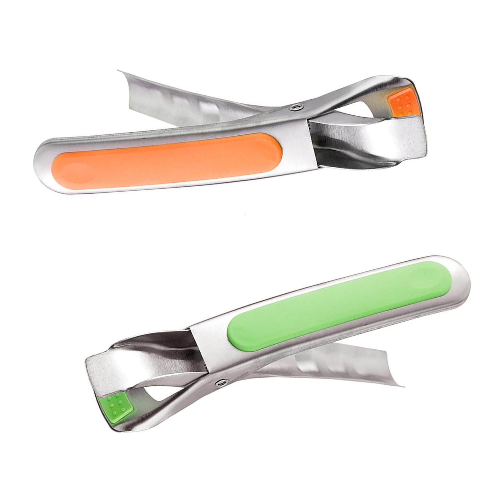 

2pcs Stainless Steel and Silicone Tongs Ergonomic Handle Food Grippers Kitchen Tool for Moving Hot Plates Or Bowls