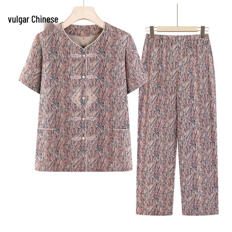 

Elderly Women s Summer Blouse and Top Set XL