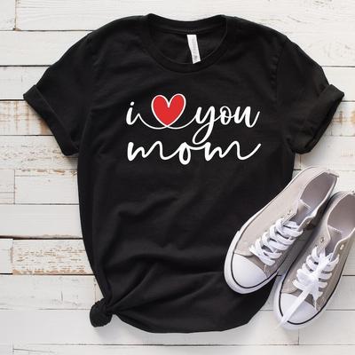 T-shirt Je t'aime Maman T-shirt Amour de Maman T-shirt Fête des Mères T-shirt Je t'aime Mama