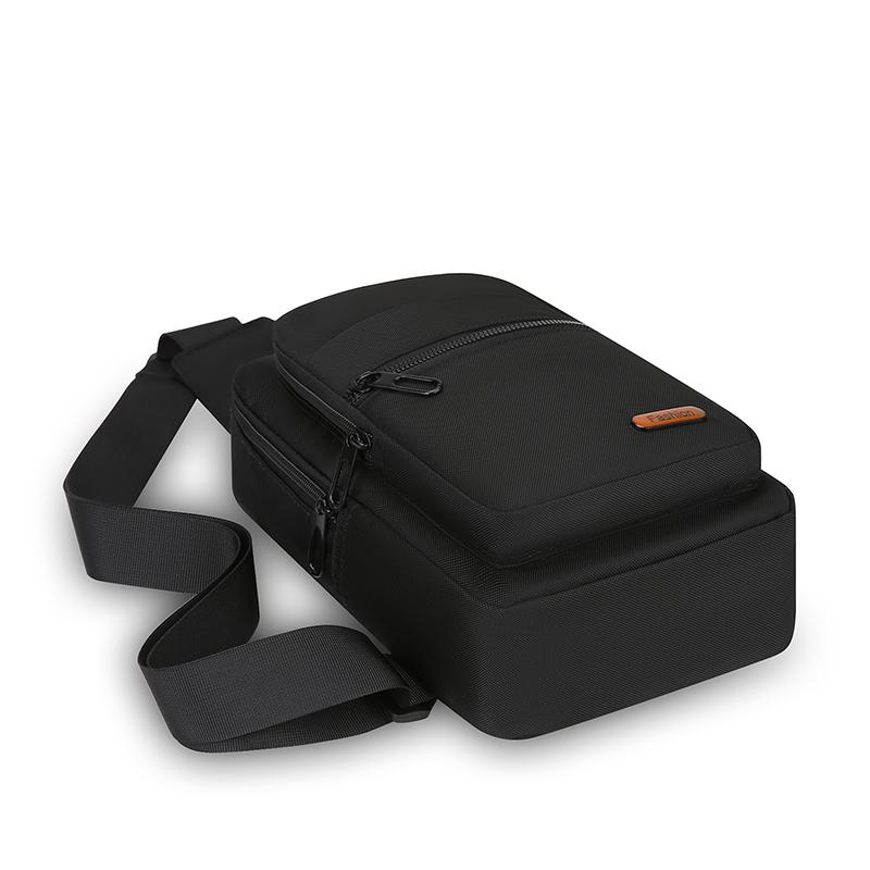 Torba Crossbody Męska o Dużej Pojemności na Dojazdy Torba na Klatkę Piersiową