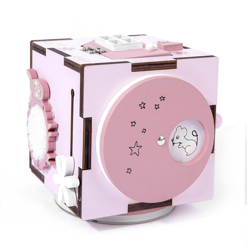 Picking Lock Wooden Box Early Education Interactive Puzzles Toddler Development