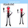 Roblox Rainbow Friends Ant Man Copil Salopetă de Halloween Mască Costum Cosplay Cadou
