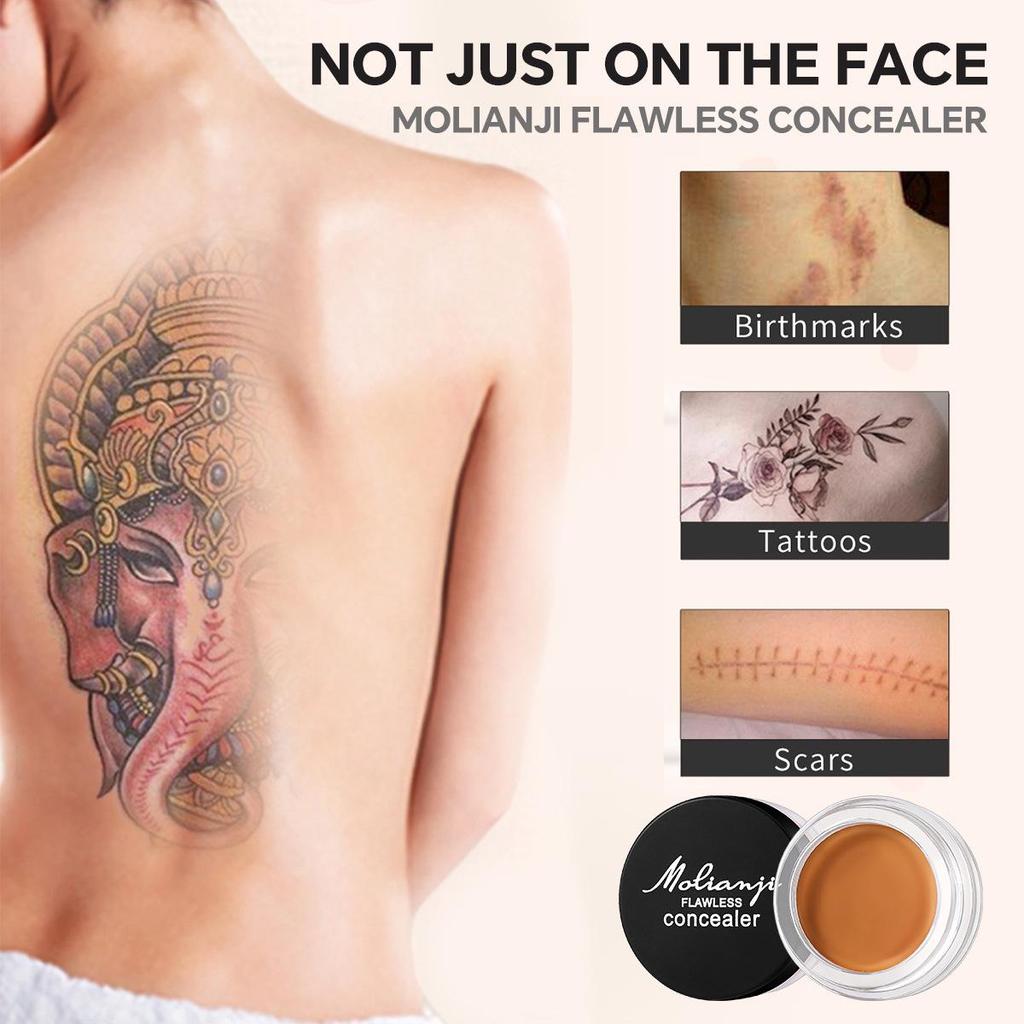 Waterproof Concealer Cream: Brightens Skin, Covers Acne, Freckles, Dark Circles, and Provides Contouring