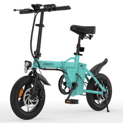 Skládací elektrokolo ESKUTE F100 250W motor Městské elektrokolo Maximální rychlost 25 km/h 36V 9AH Dojezd 60 km Nosnost 120 kg
