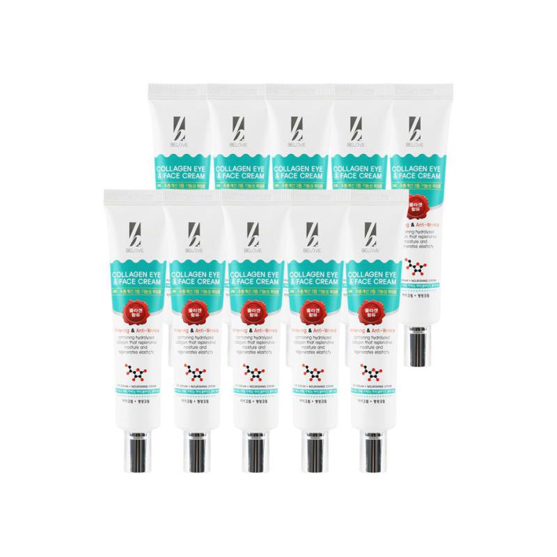 (10 Pieces) Collagen Eye & Face Eye Cream 40ml