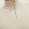 Men's JACK & JONES Soft Crocheted Cotton Zip-up High Neck Pull