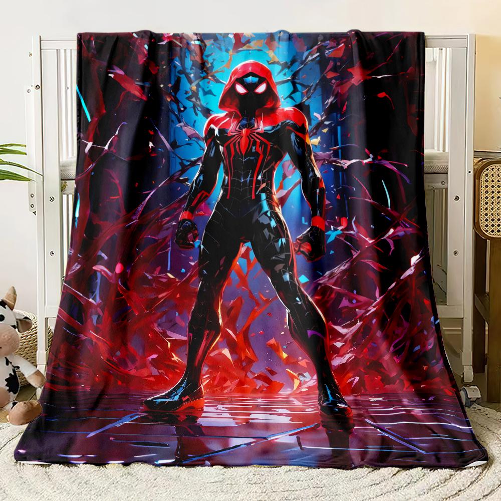 Marvel Flannel thin Blanket Bedroom Living Room Sofa Blanket Student Nap Office Nap Camping Trip Girlfriend Gift