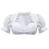The Munich Oktoberfest Costume White Polyester Traditional Dress For Women