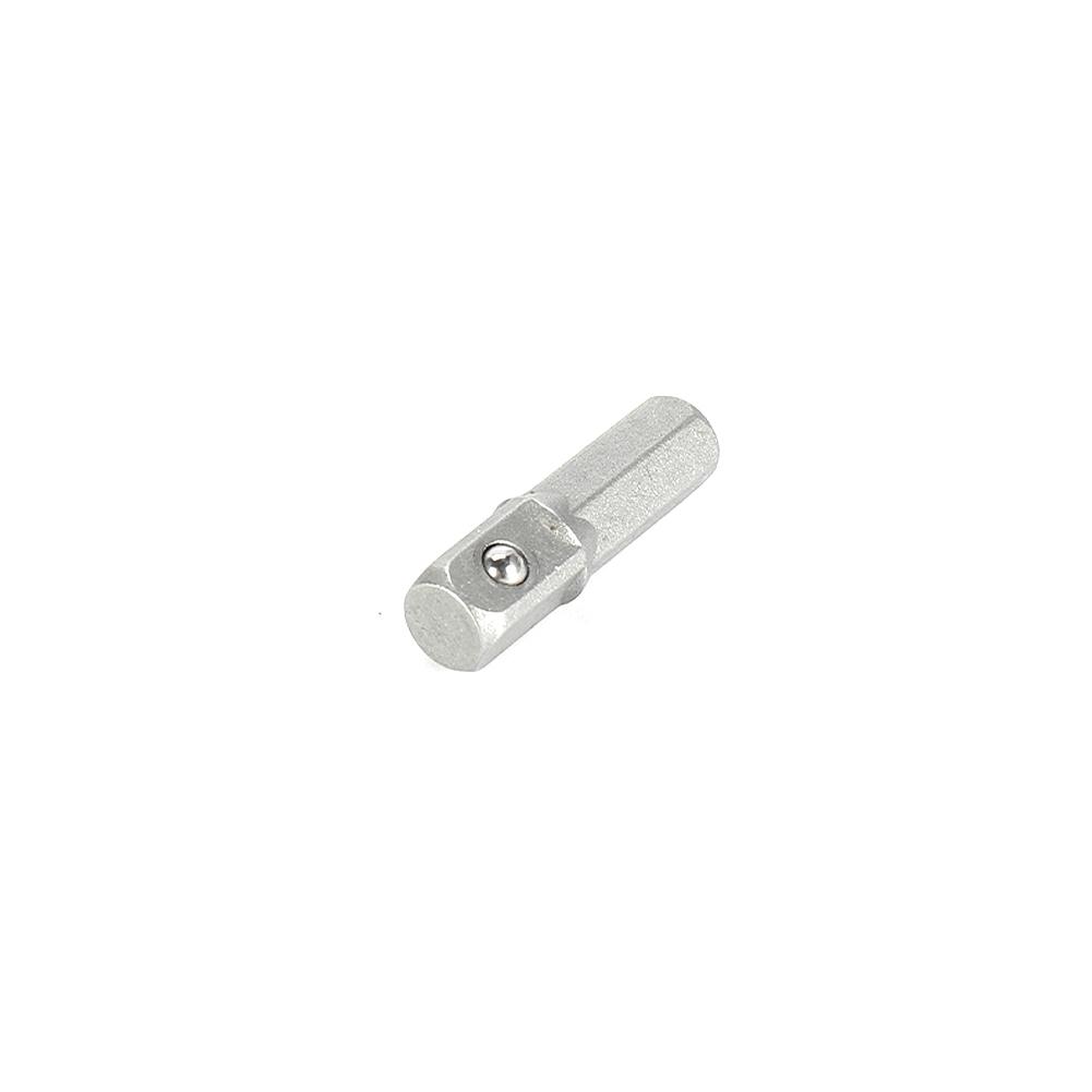 10pcs Socket Adapter Set 25mm 1/4" Hex To 1/4" Square Drive Quick Change
