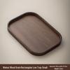 Solid Walnut Wood Serving Tray