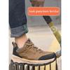 Men Safety Shoes Steel Toe Work Shoes Indestructible Anti-smash Anti-puncture Work Sneakers Protective Safety Boots