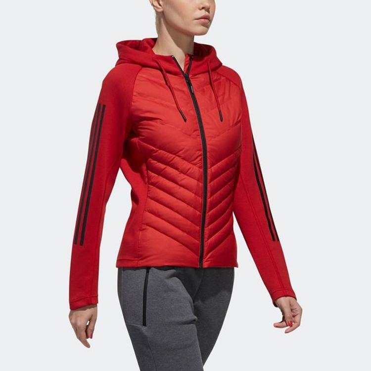 Adidas Neo Lightweight Warm Down Jacket Women Outerwear Energy-Red DM4353