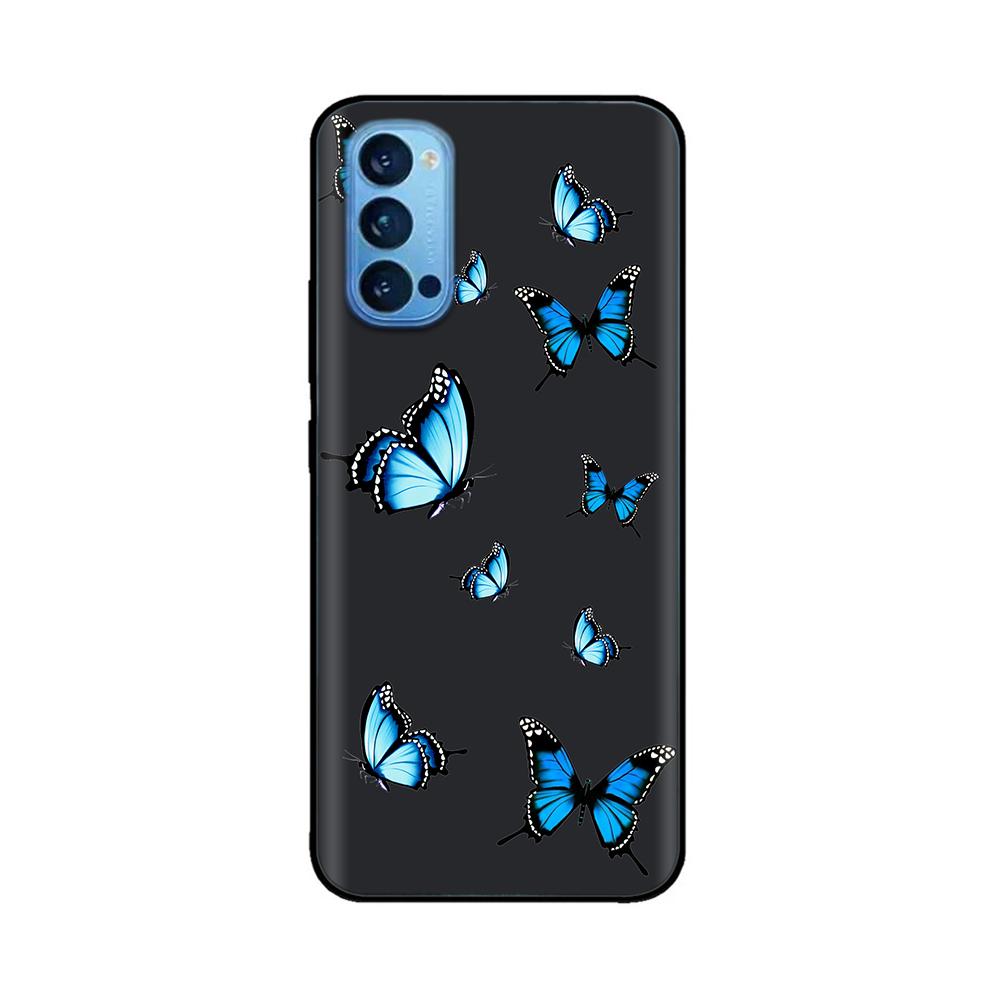 For Oppo Reno4 Pro 5G Case Soft TPU Black Silicone Phone Back Cover for OPPO Reno 4 Reno4 Pro 5G 4G Case Funda Coque Bumper Capa