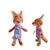 Zootopia Plush Toys Cartoon Anime Fox Nick Rabbit Judy Doll Soft Stuffed Birthday Gifts Kids Girlfriend 2 for Cuddly Fluffy Huggable Kawaii Comfort