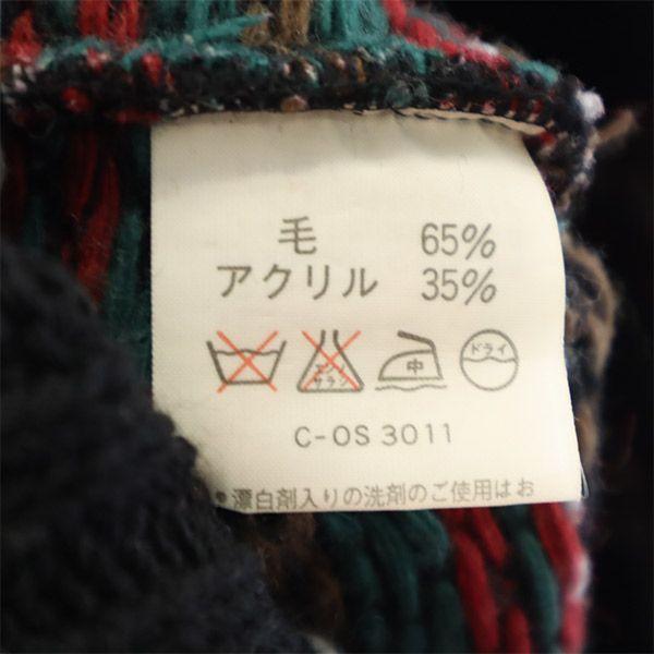 adidas wool blend Overall handle golf Long sleeve sweater L Sports Knit Men's Used