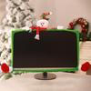 Snowman Claus Santa Elk Christmas Decorations Computer Dustproof Cover Gift
