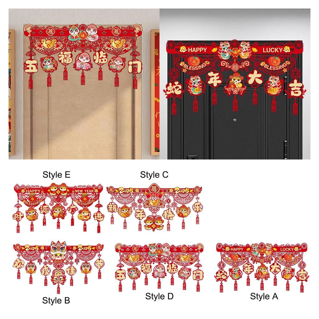 2026 Chinese New Year Decoration Versatile for Outdoor Window Courtyard Door