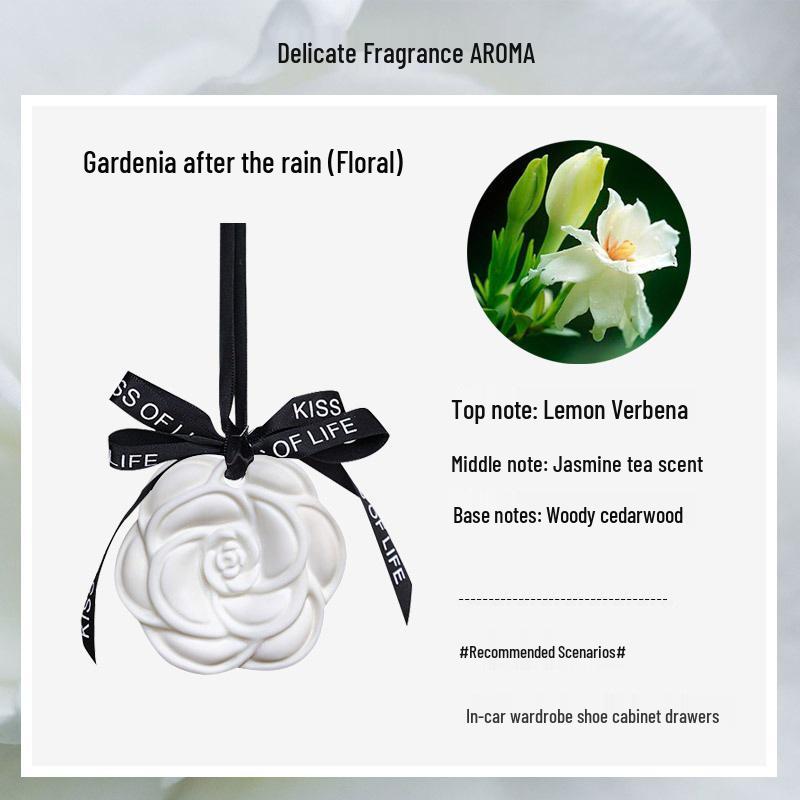 Camellia Aromatherapy Scented Sheets: Long-Lasting Home, Wardrobe & Car Diffuser Hanging Ornament